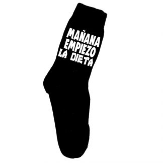 Calcetines: "Mañana empiezo la dieta"