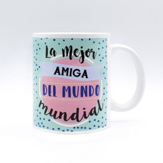 Taza familiar rosa amiga