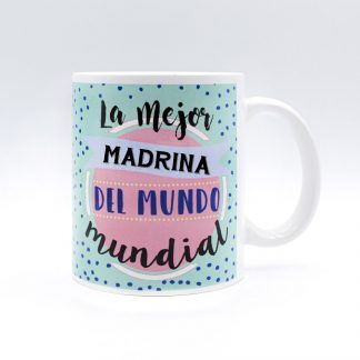 Taza familiar rosa MADRINA