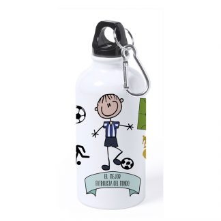 Botella Aluminio Pequeña "El mejor futbolista"