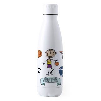 Botella Aluminio Grande "Mejor jugador de Basket"