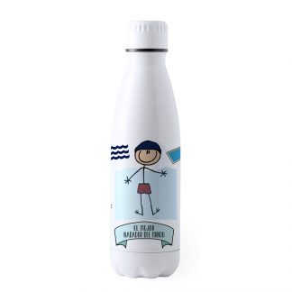 Botella Aluminio Grande "El mejor nadador"