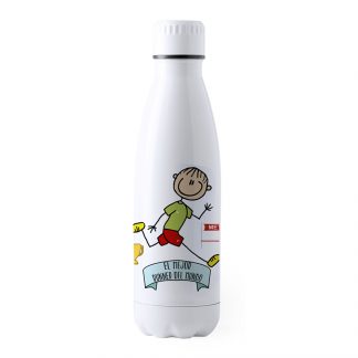 Botella Aluminio Grande "El mejor runner del mundo"