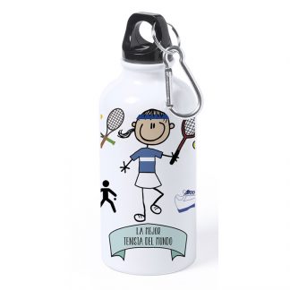 Botella Aluminio Pequeña "La mejor tenista del mundo"