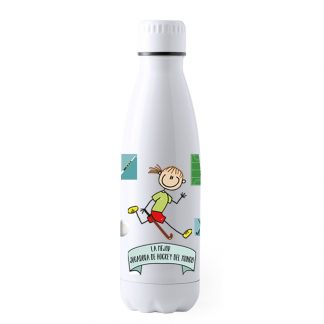Botella Aluminio Grande "La mejor jugadora de Hockey del mundo"