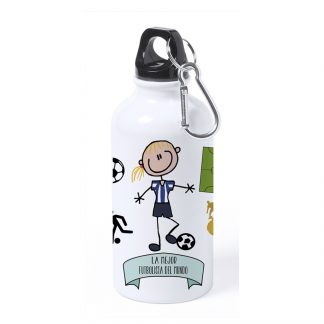 Botella Aluminio Pequeña "La mejor futbolista"