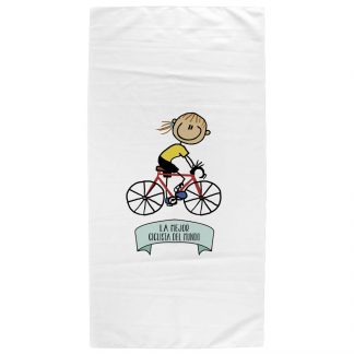 Toalla "La mejor ciclista"