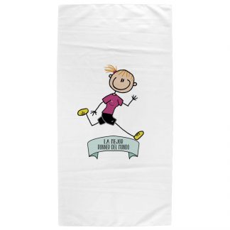 Toalla "La mejor runner del mundo"