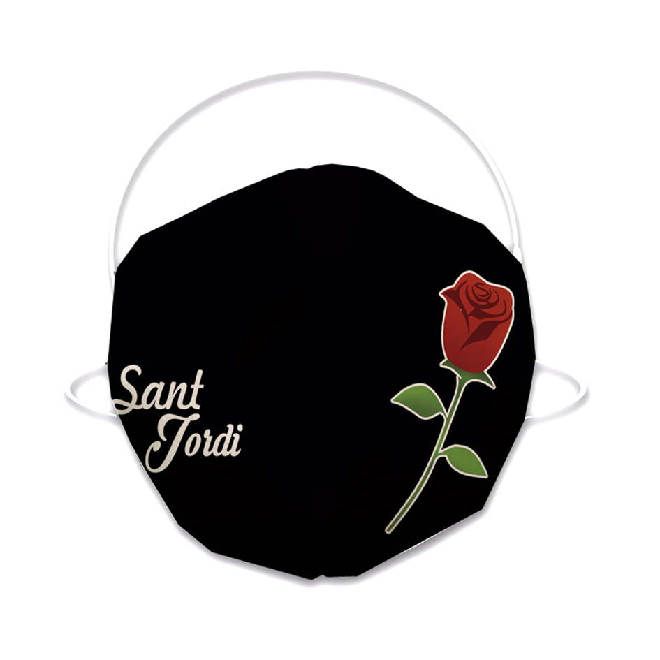 mascariilla sant jordi rosa