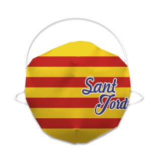 mascarilla sant jordi bandera