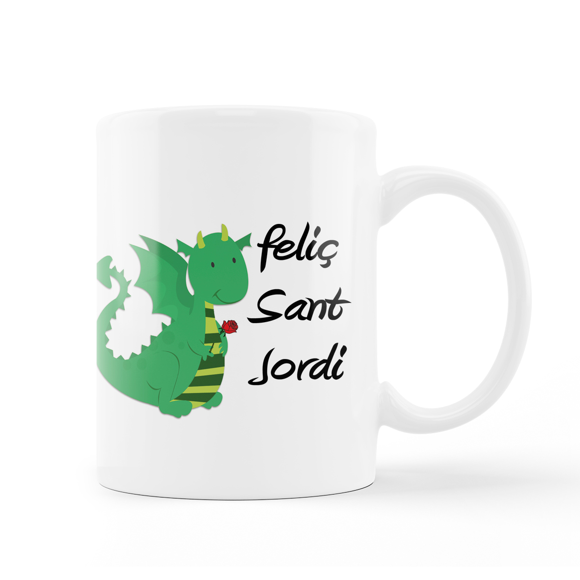 Taza: "Feliç Sant Jordi"