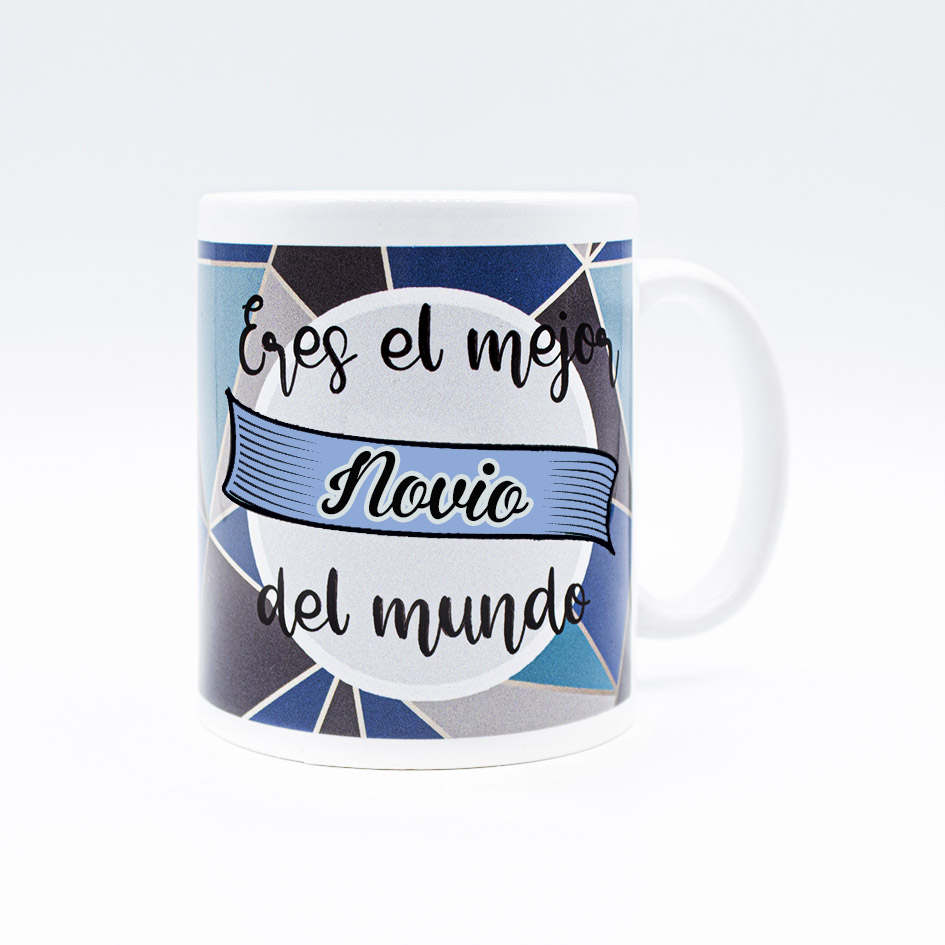 Taza novio el mejor del mundo