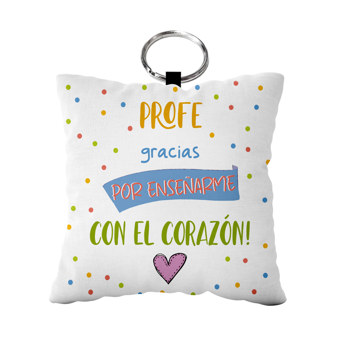 llavero antiestrés Profes gracias por enseñarme...