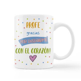 taza Profes gracias por enseñarme...