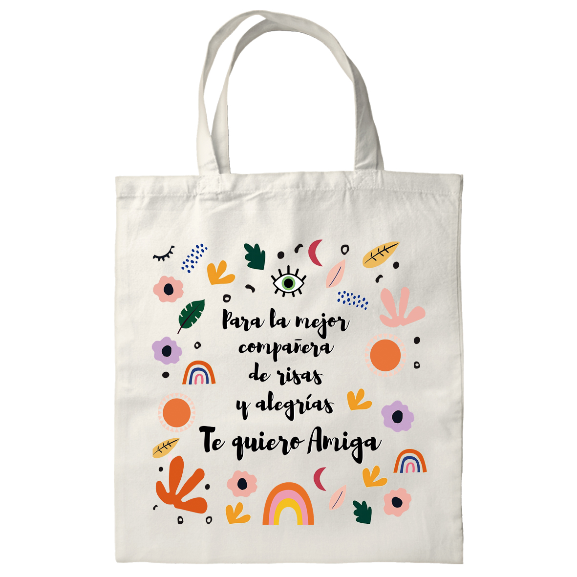 Totebag: "Te quiero amiga"