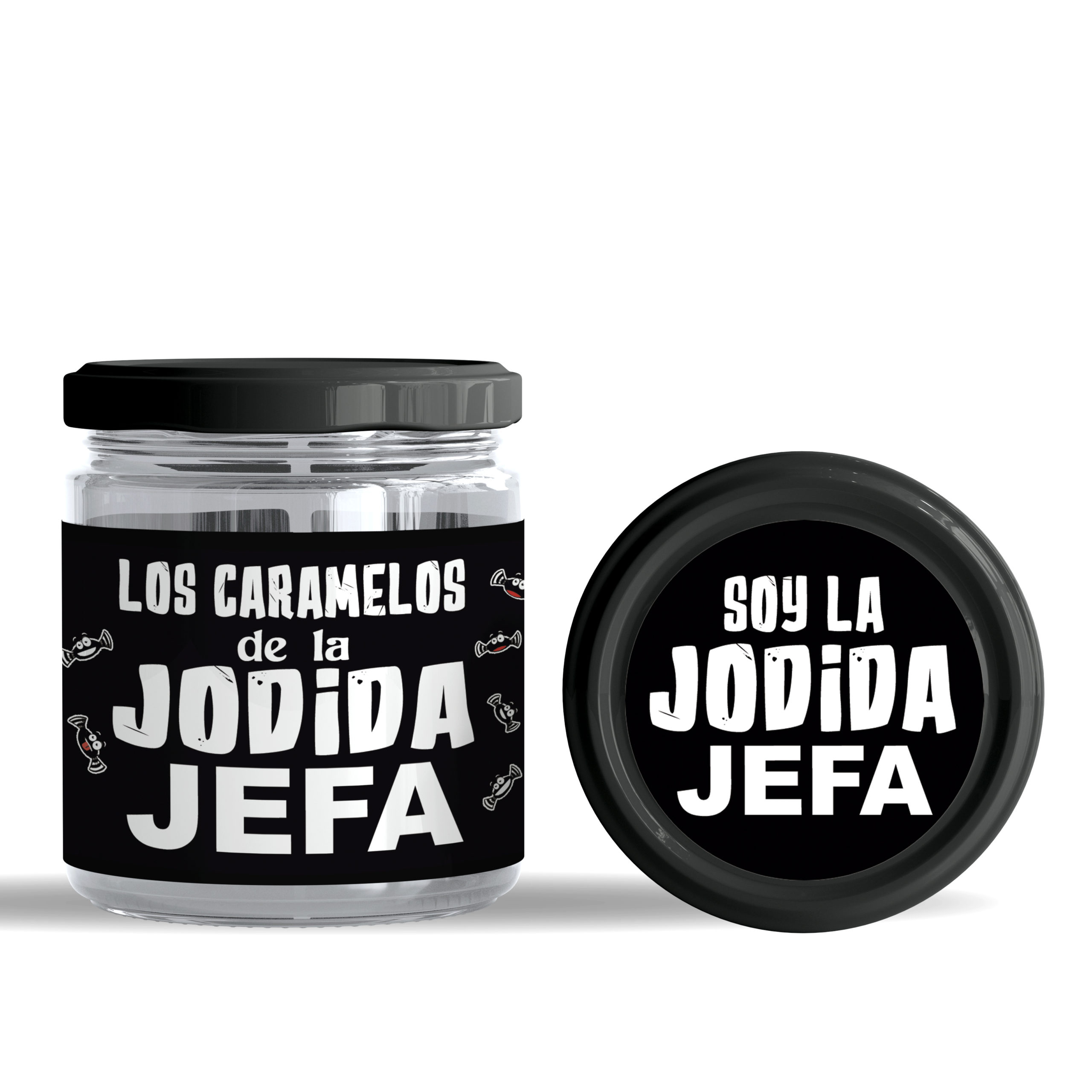 Tarro de Caramelos: "Soy la jodida Jefa".