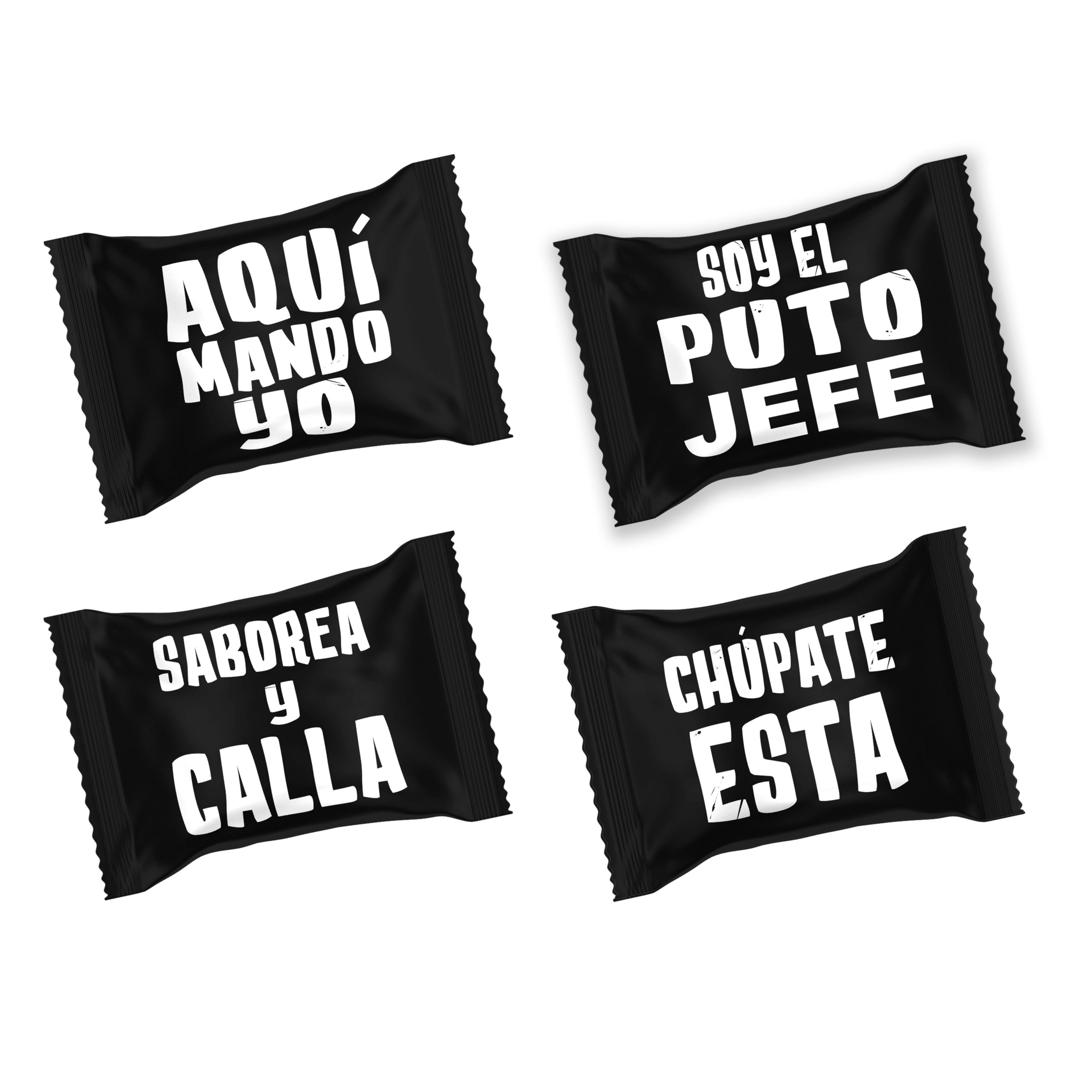 Tarro de Caramelos: "Soy el Puto Jefe".