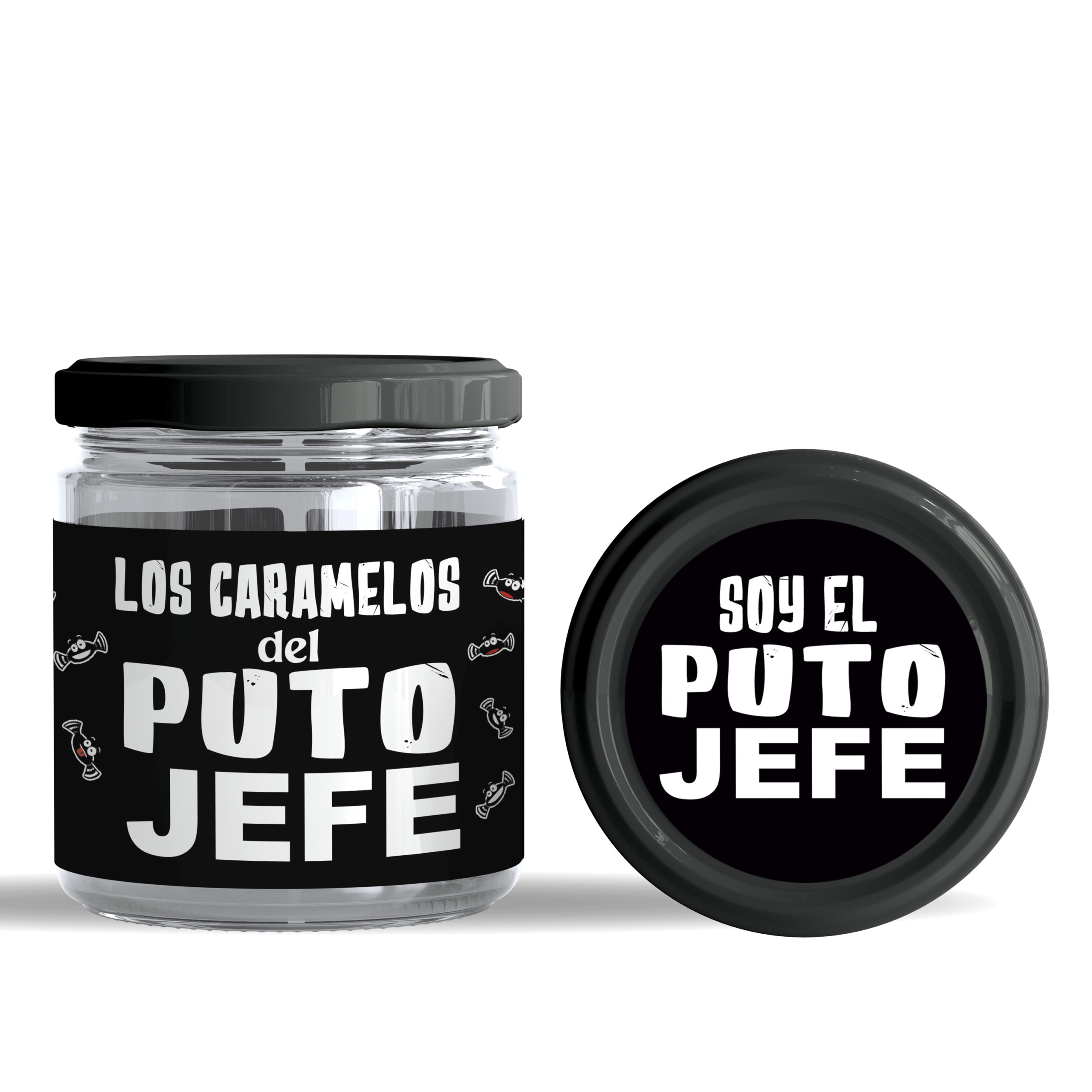 Tarro de Caramelos: "Soy el Puto Jefe".