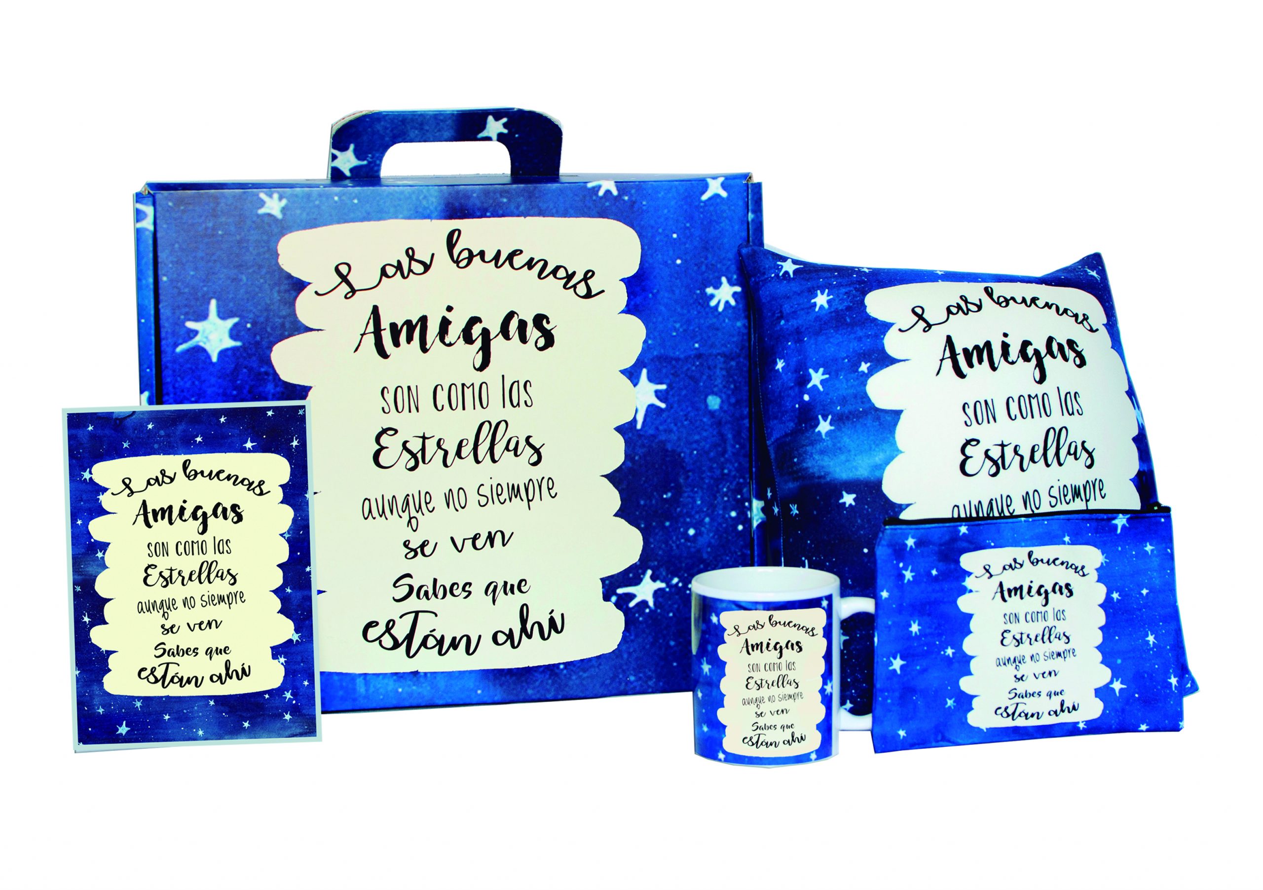 Maletín "Las buenas amigas son como las estrellas..." - Imagen 2