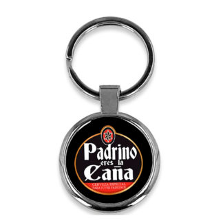 llavero metálico padrino eres la caña