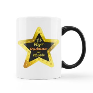 Taza: "El mejor Padrino del mundo" (Estrella)