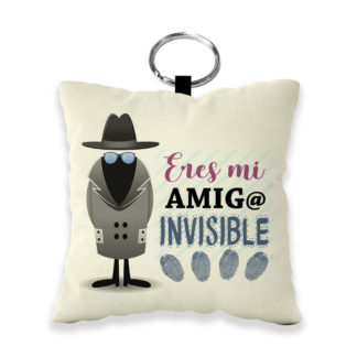 llavero antiestrés "Eres mi amigo invisible"