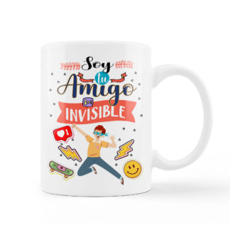 taza soy tu amigo invisible