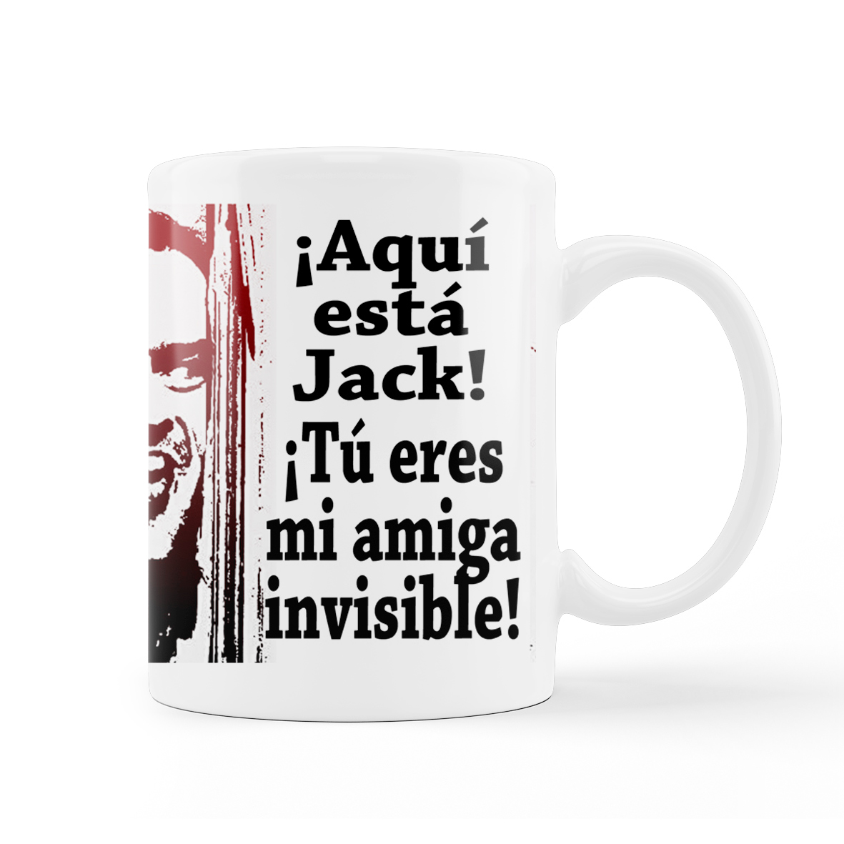 Taza ¡aquí está jack!