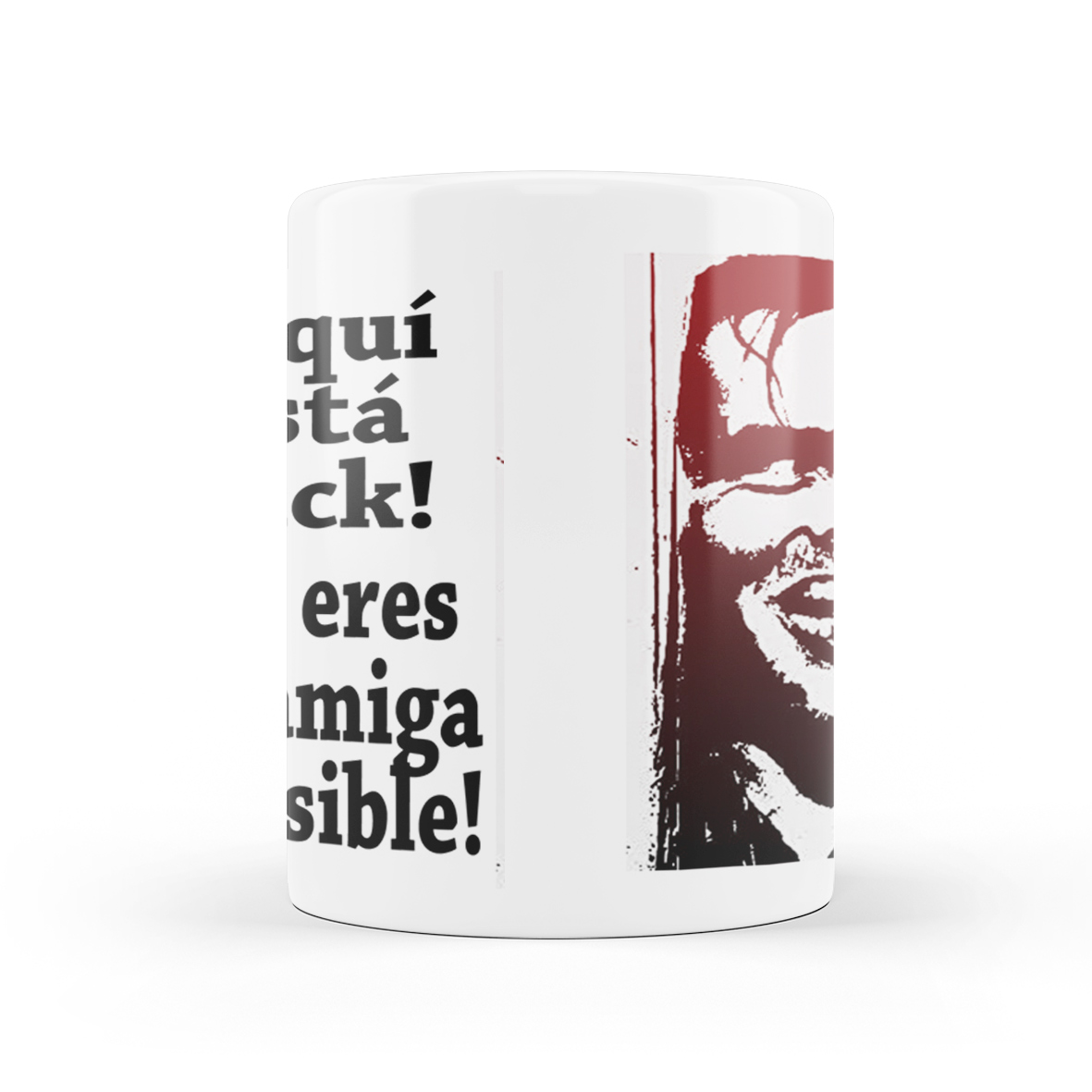 Taza ¡aquí está jack!