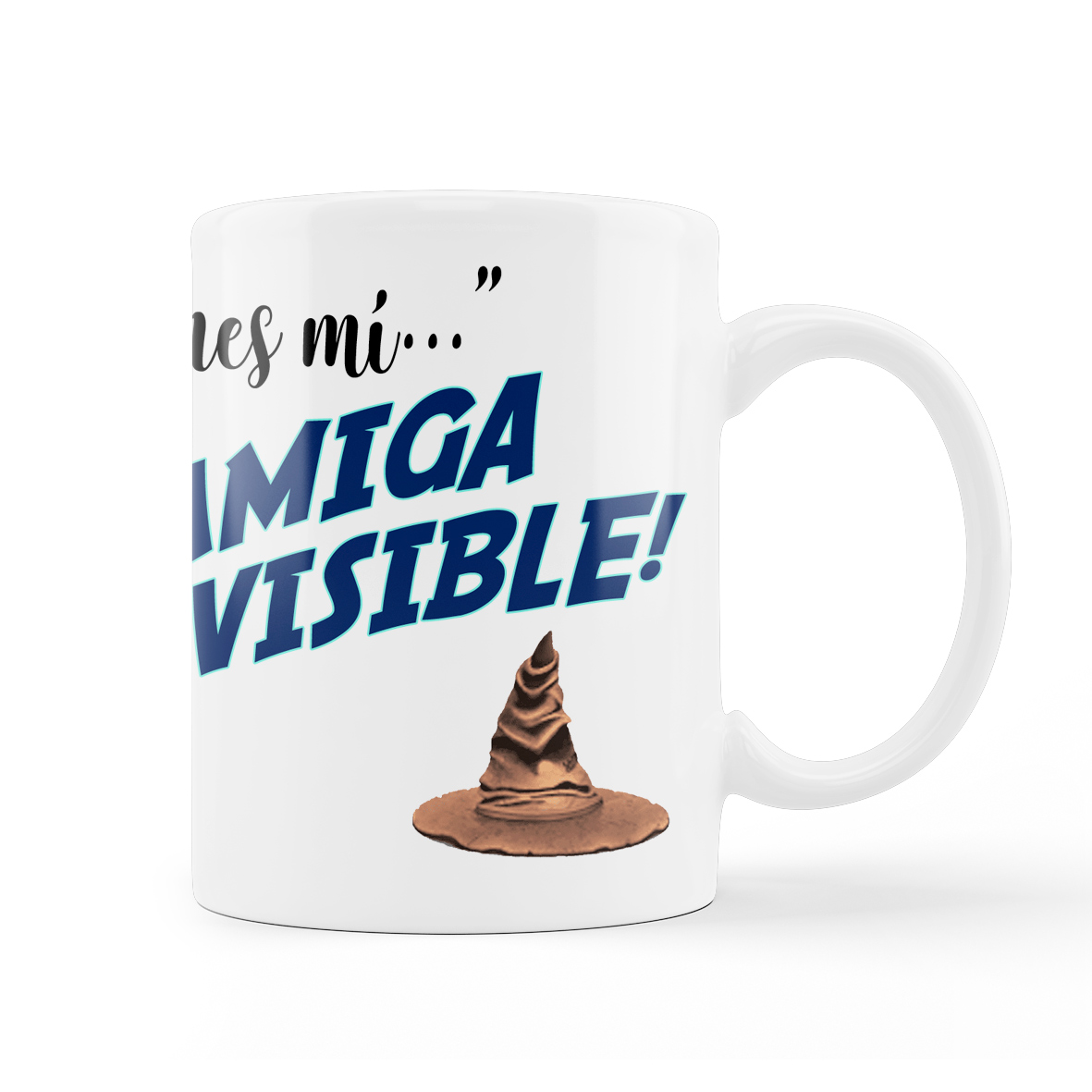 Taza: "Eres mi amiga invisible"