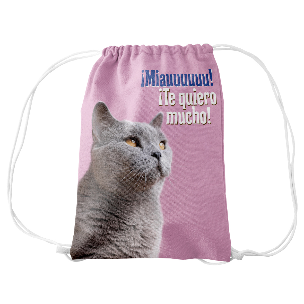Saco: "¡Miauuuuuu! ¡Te quiero mucho!