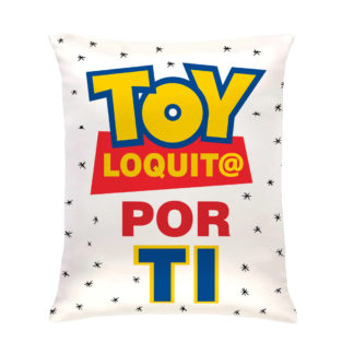 Cojín Antiestrés: "Toy loquit@ por ti"