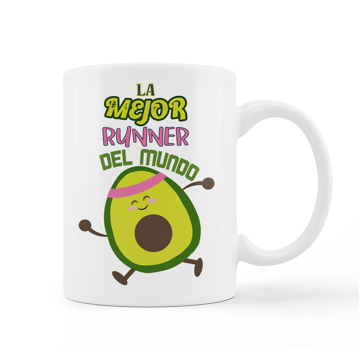 Taza: "La mejor runner del mundo"