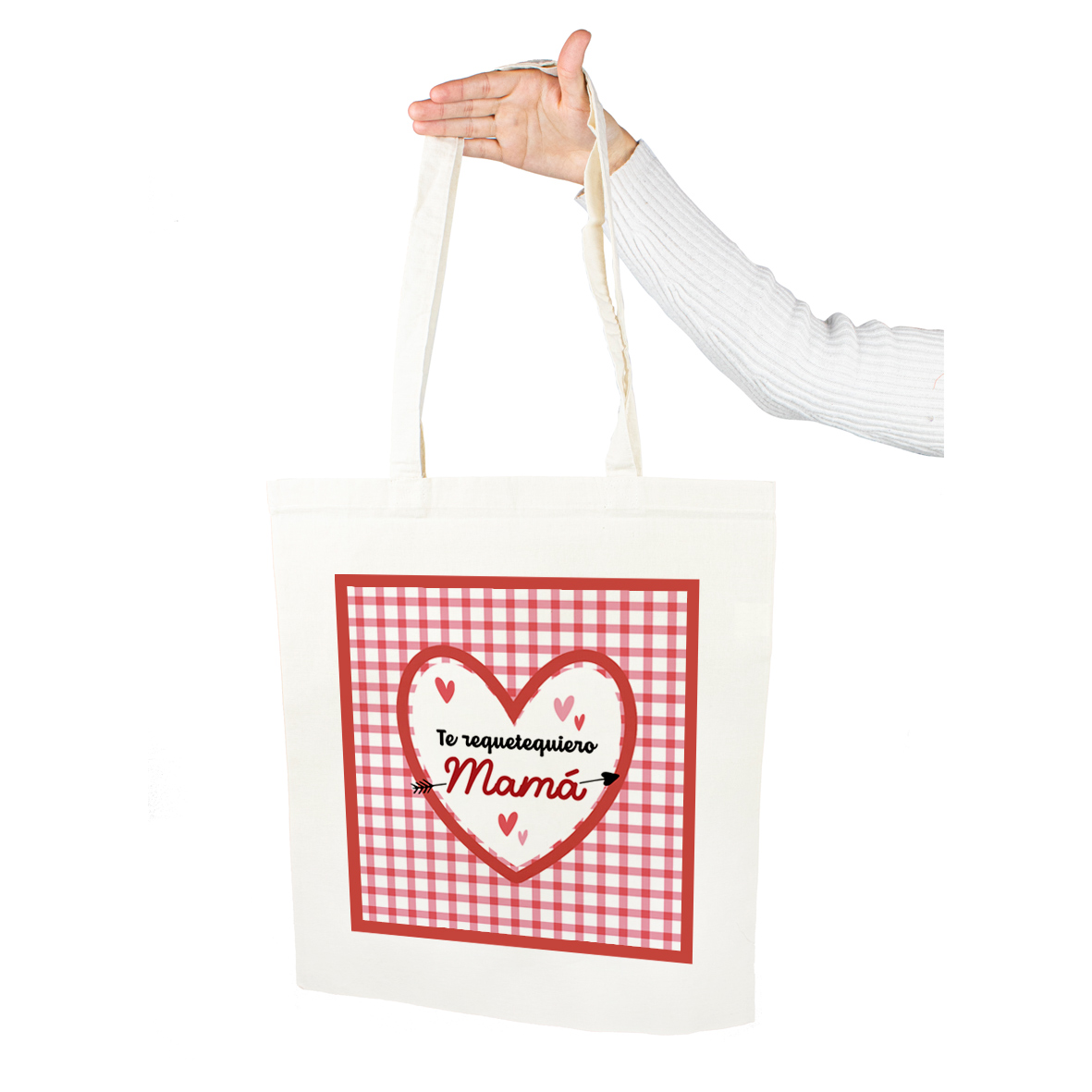 Tote Bag: "Te requetequiero mamá".