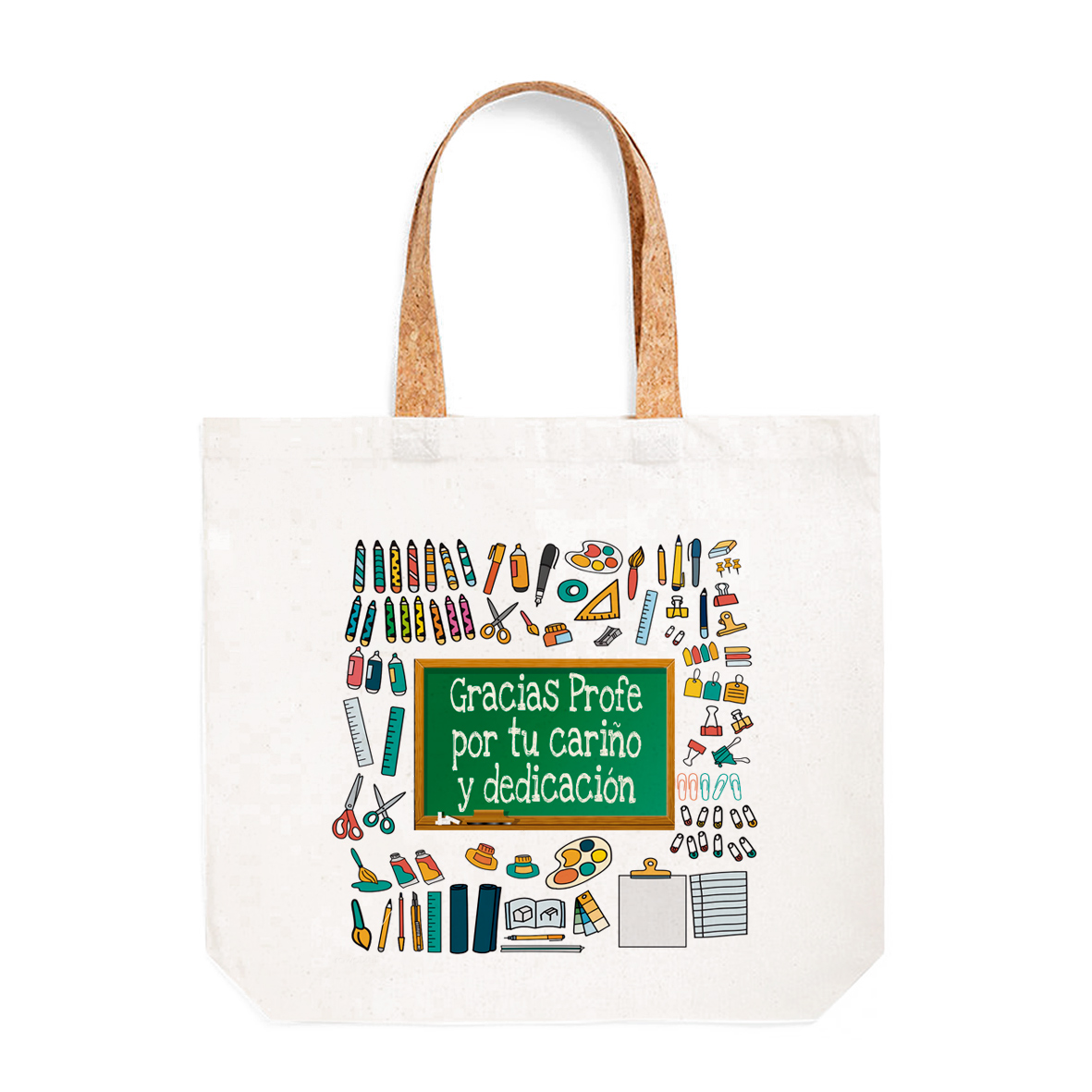 Bolsa de Playa: "Profe gracias por tu cariño..."