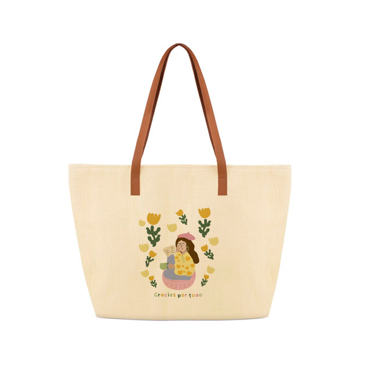 Bolsa grande con asas: "Gracias por Todo"