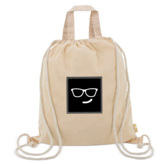 Bolsa mochila: "Smiling Glasses"