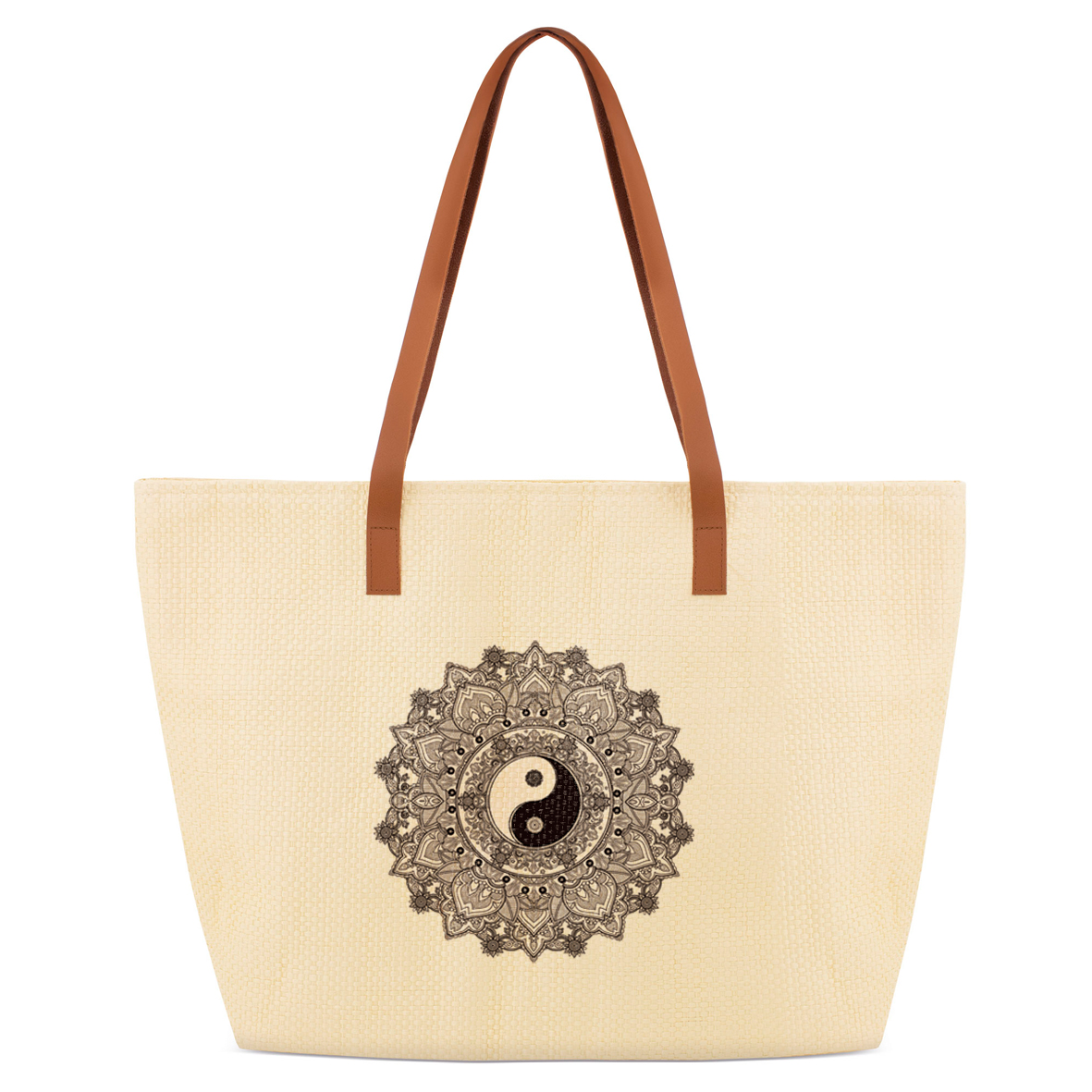 Bolsa grande con asas: "Paz y Felicidad”