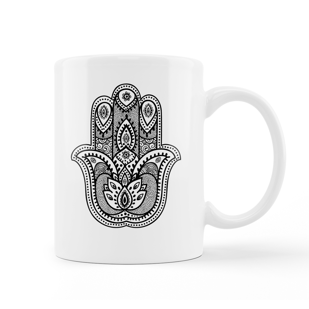 Taza: "Pensamiento" (blanca)