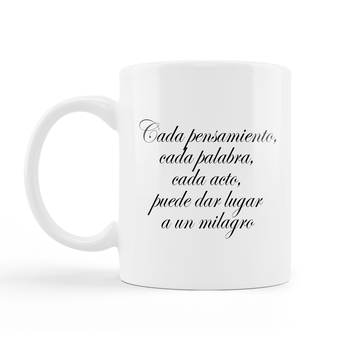 Taza: "Pensamiento" (blanca)