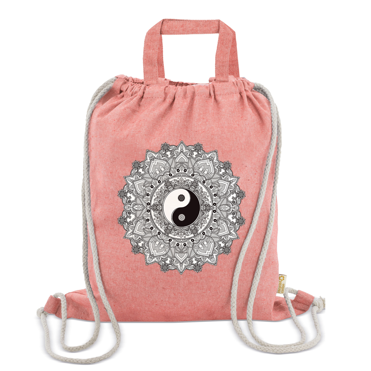 Bolsa mochila: "Paz y Felicidad"
