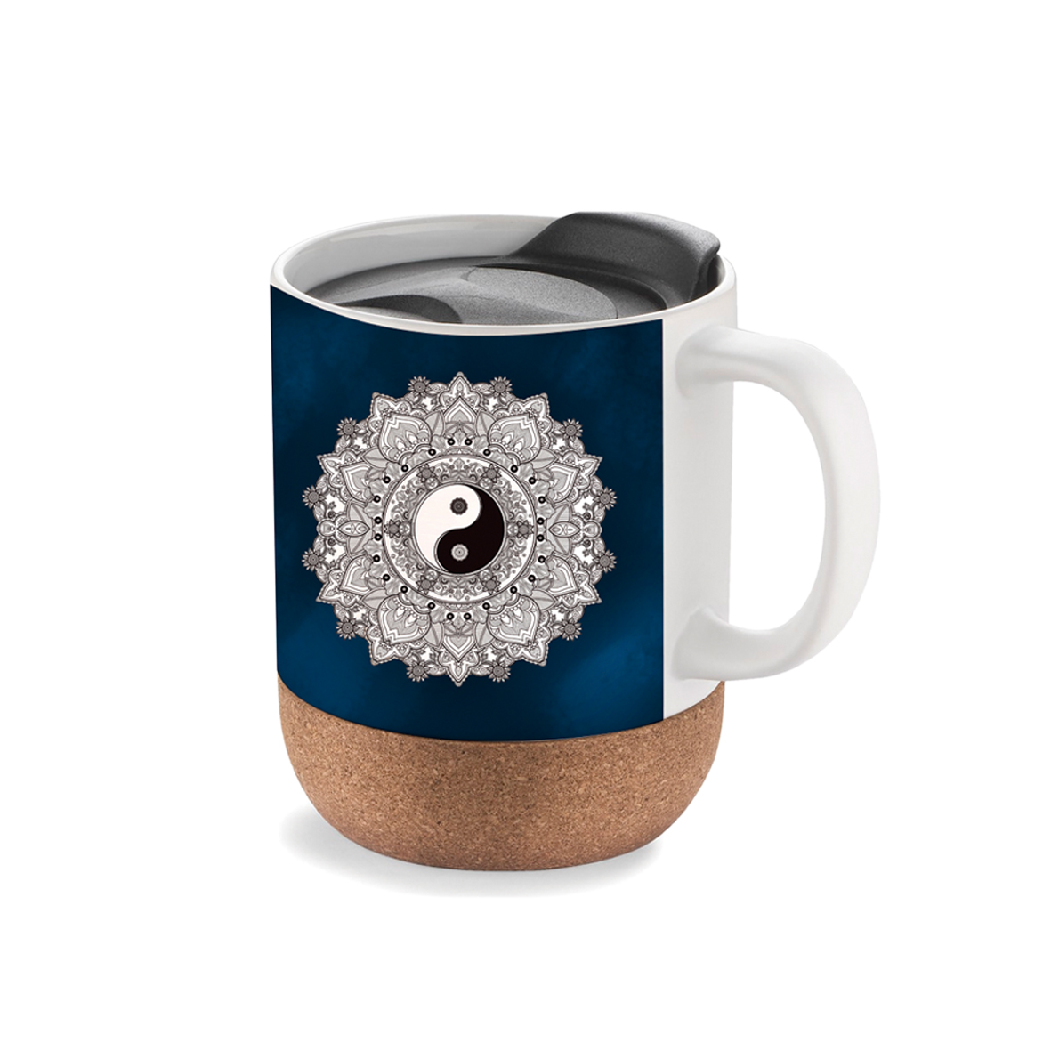 Taza de viaje: "Paz y Felicidad"