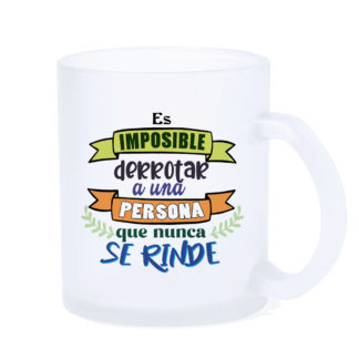 Taza LED: "Es imposible derrotar..."