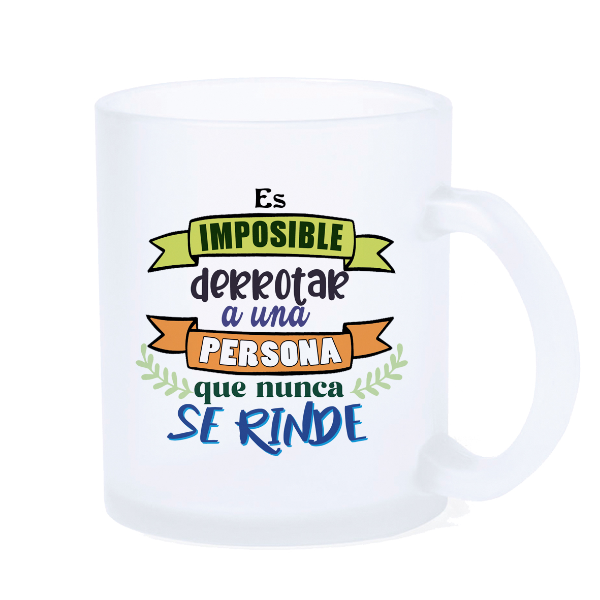 Taza LED: "Es imposible derrotar..."