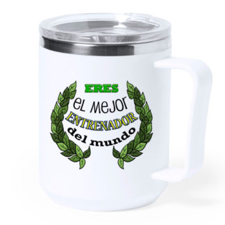 Taza térmica acero: "Eres la mejor ENTRENADOR del mundo"