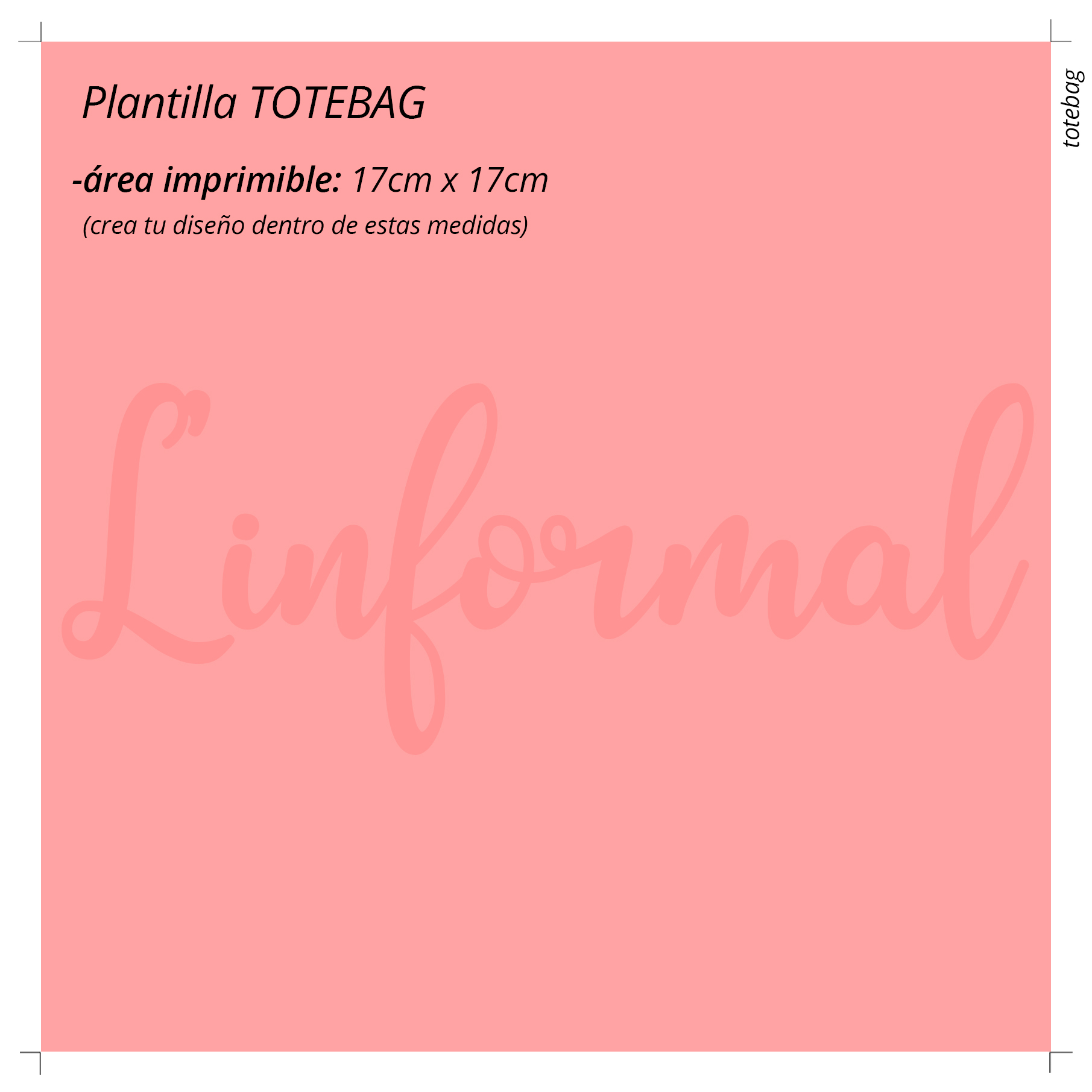 PLANTILLA TOTEBAG PERSONALIZADA