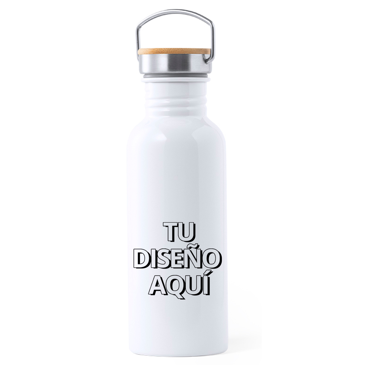 Botella tapa madera