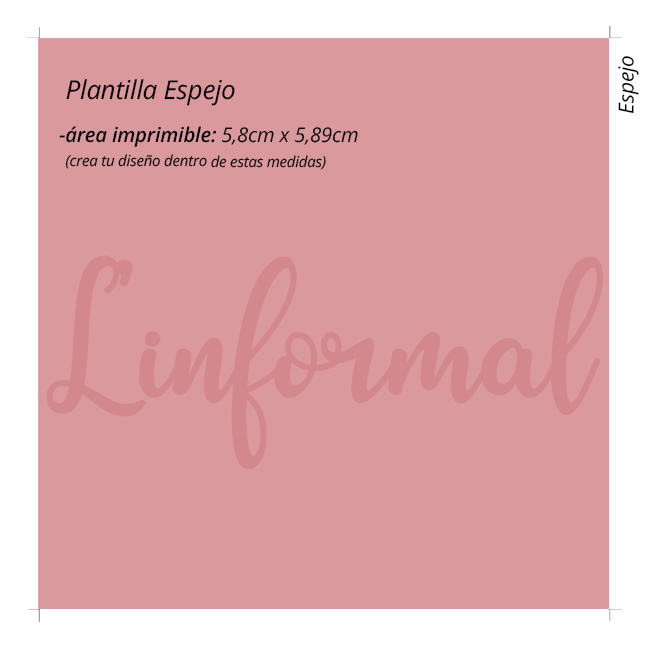 plantilla espejo personalizado