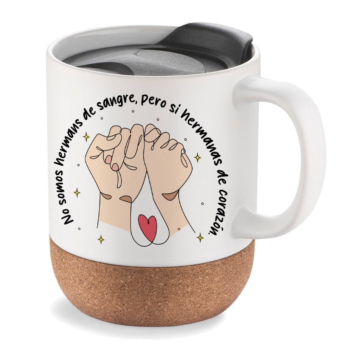 Taza de viaje: "Nos somos hermanas de sangre, pero sí…”
