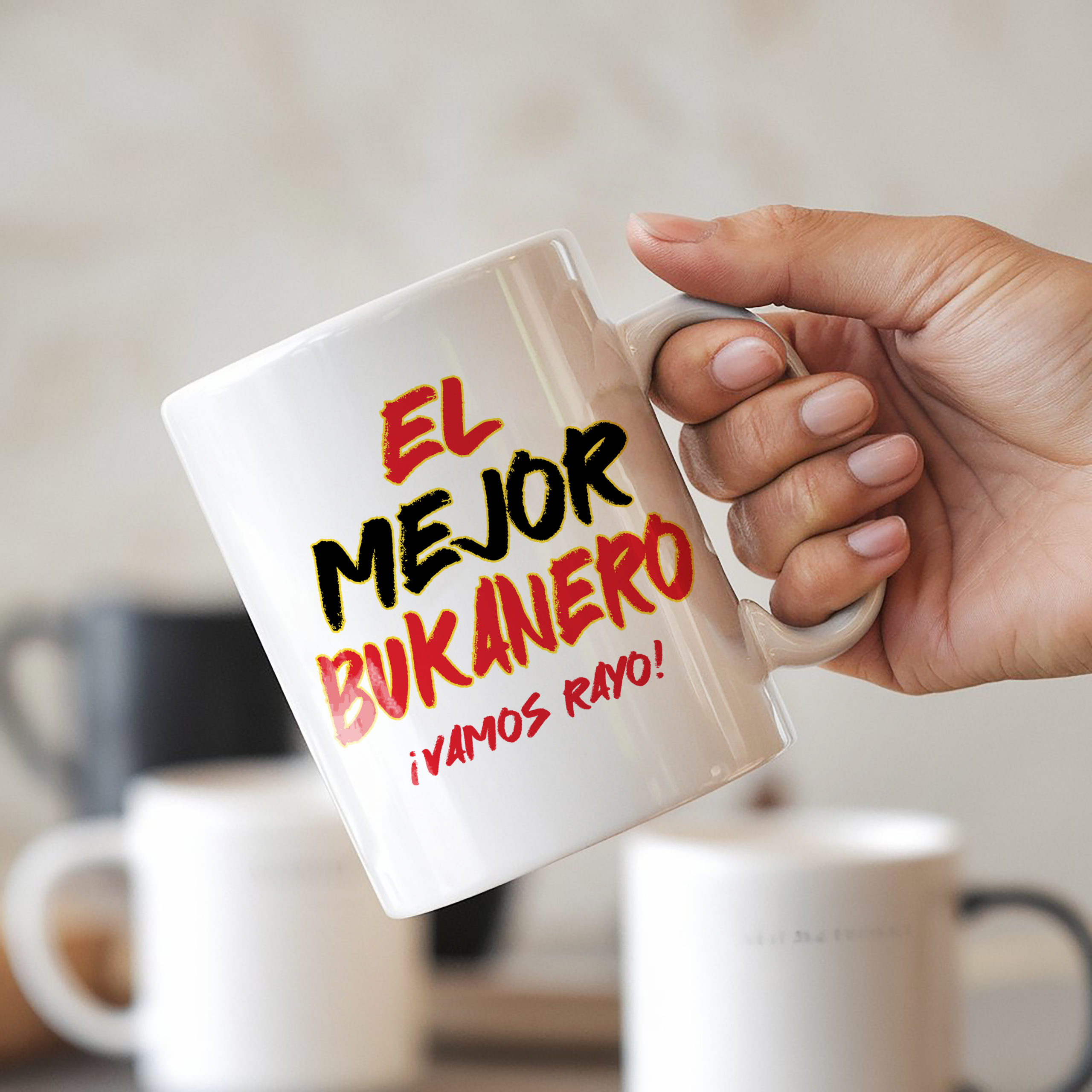 Taza: "El Mejor Bukanero (Rayo Vallecano)"